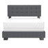 EXTON-54'' BED-CHARCOAL
