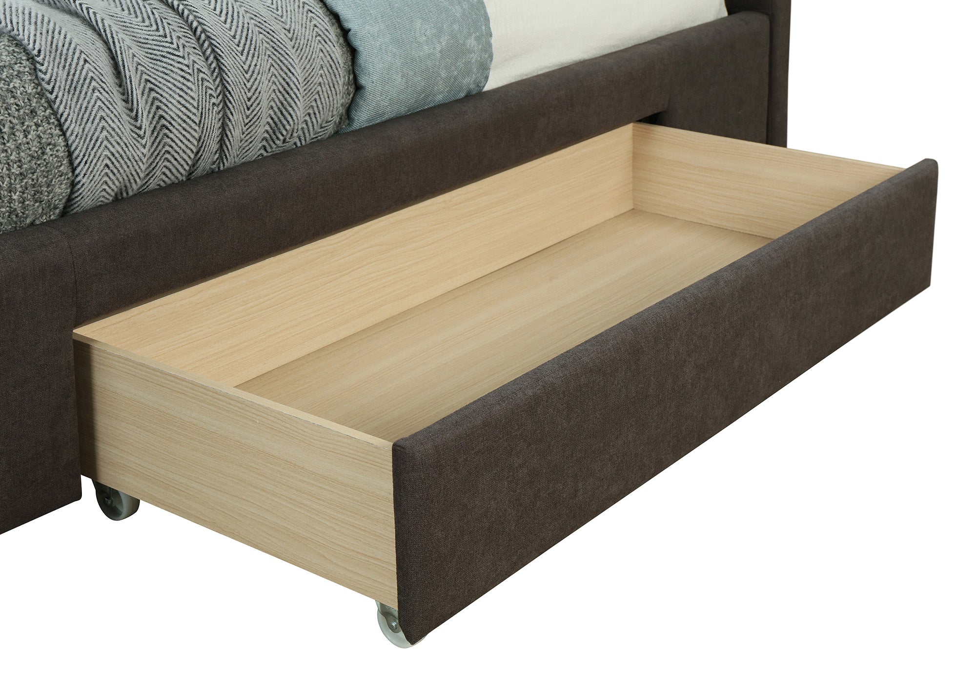 EMILIO-78'' BED-CHARCOAL