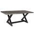 ZAX-78" DINING TABLE-DISTRESSED GREY