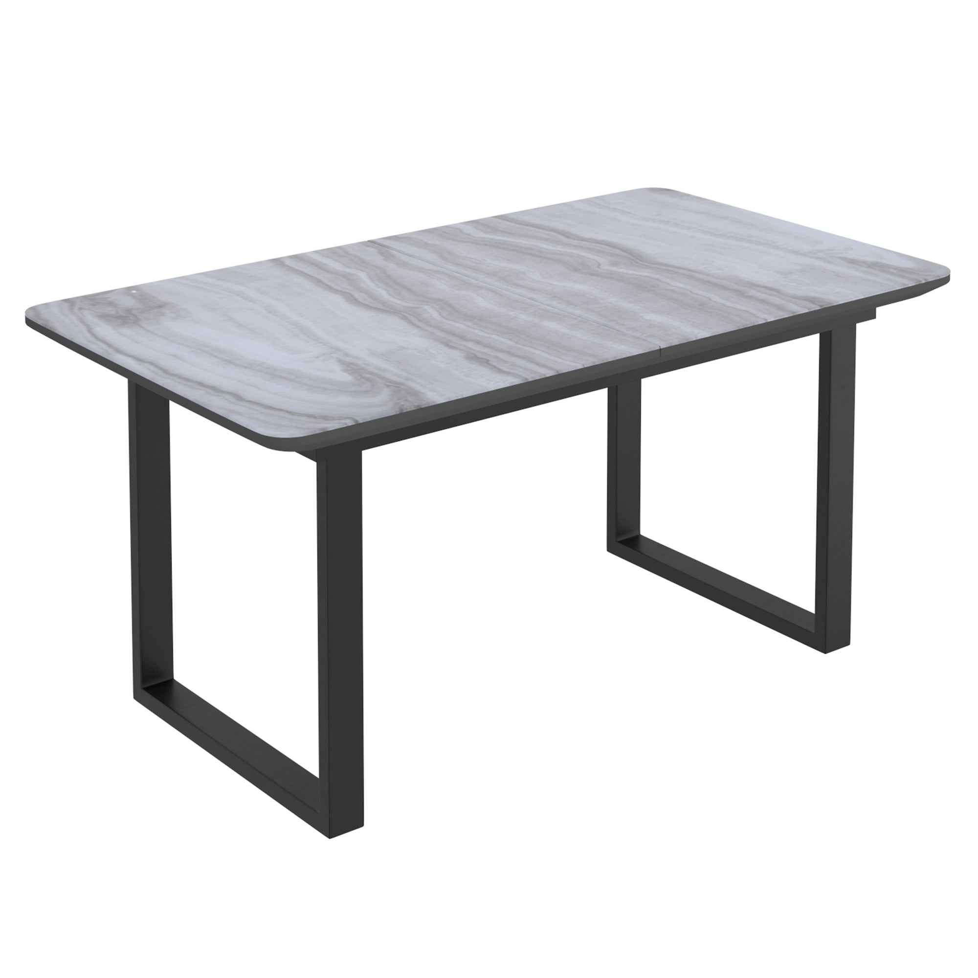 GAVIN-EXTENSION DINING TABLE-BLACK