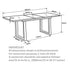 GAVIN-EXTENSION DINING TABLE-BLACK