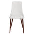 CORA-SIDE CHAIR PU-WHITE  2 Pcs