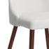 CORA-SIDE CHAIR PU-WHITE  2 Pcs