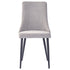 VENICE-SIDE CHAIR-GREY  2 Pcs