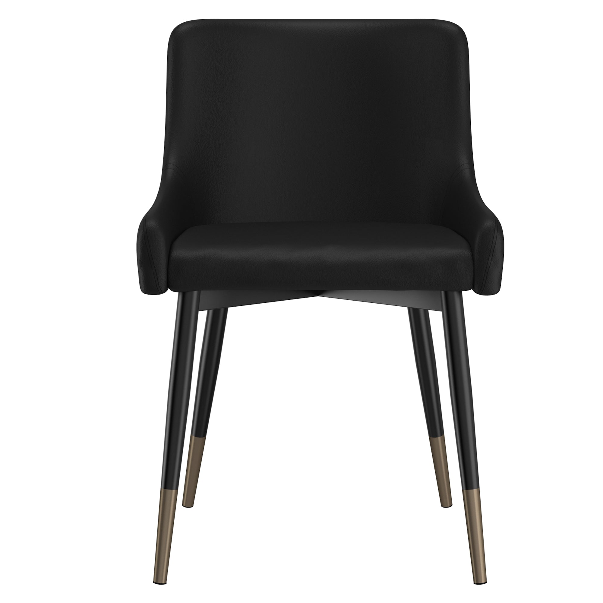 XANDER-SIDE CHAIR-BLACK  2 Pcs