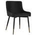 XANDER-SIDE CHAIR-BLACK  2 Pcs