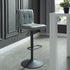 FUSION-AIR LIFT STOOL-GREY FAUX LEATHER  2 Pcs