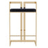 COSMO-26'' COUNTER STOOL-BLACK/GOLD