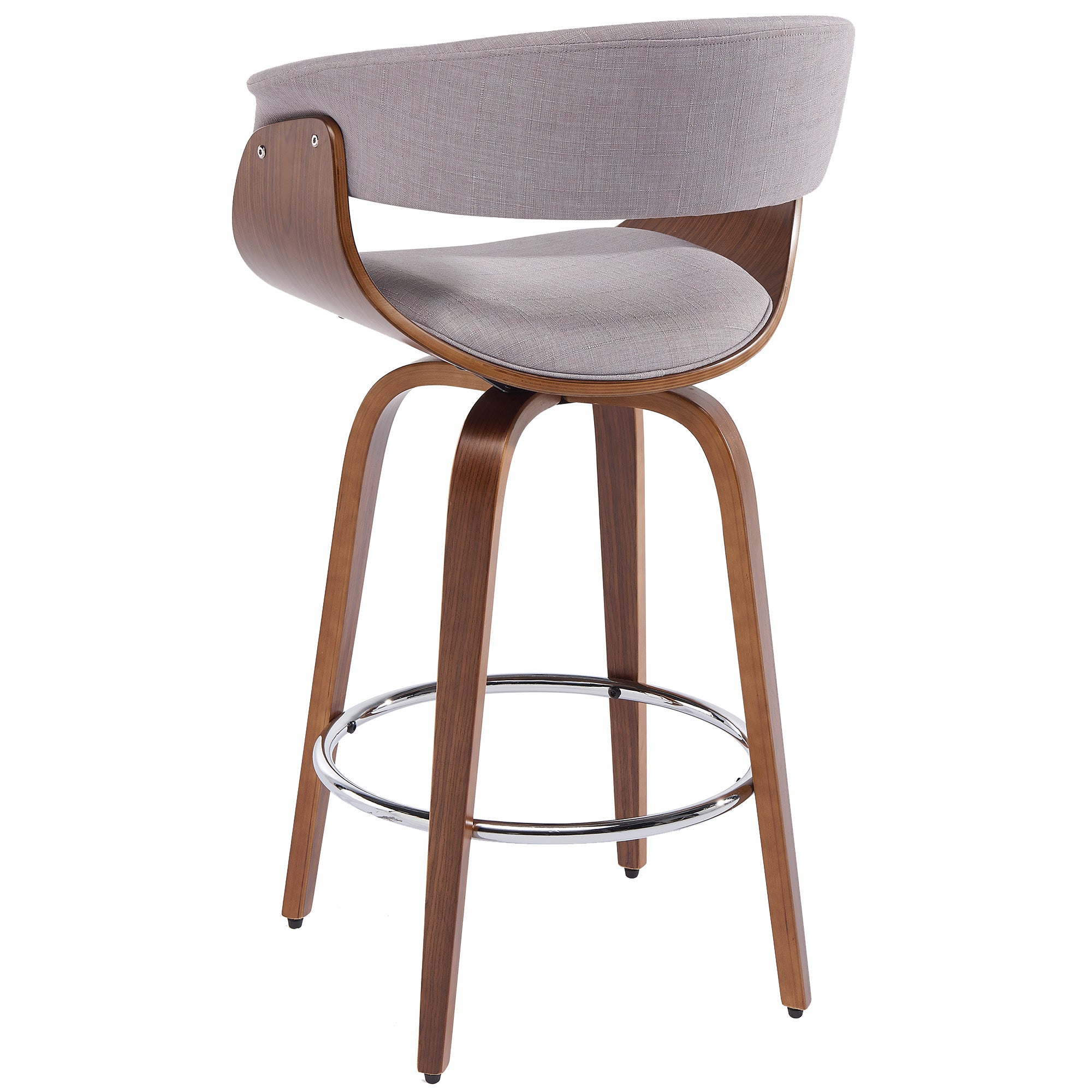 HOLT-26" COUNTER STOOL-FABRIC GREY