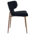 EMERY 63" TABLE WITH AKIRA BLACK CHAIRS - 7PC DINING SET