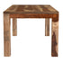 KRISH - 70" DINING TABLE- SOLID WOOD/ HUDSON GREY CHAIRS - 7PC DINING SET