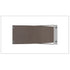 VENETA 71" GLASS & WALNUT TABLE / SILVANO GREY-7PC DINING SET