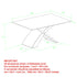 VENETA 71" GLASS & WALNUT TABLE / SILVANO GREY-7PC DINING SET