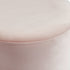 VIOLET-ROUND OTTOMAN-BLUSH PINK