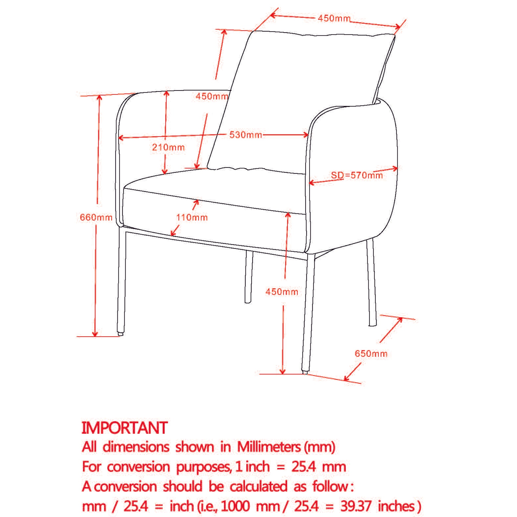 PETRIE-ACCENT CHAIR-GREY/BK LEG