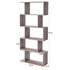 OFFSET STYLE BOOKCASE - BROWN