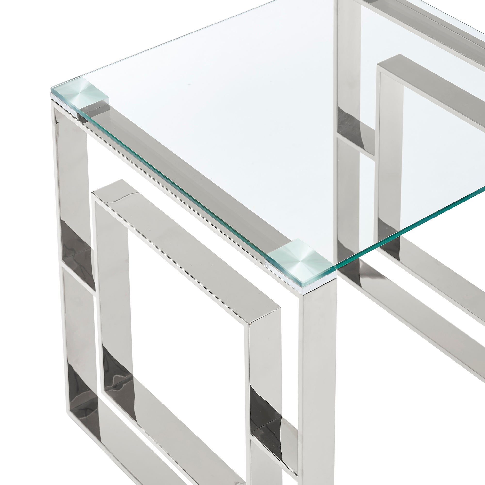 EROS-ACCENT TABLE-SILVER