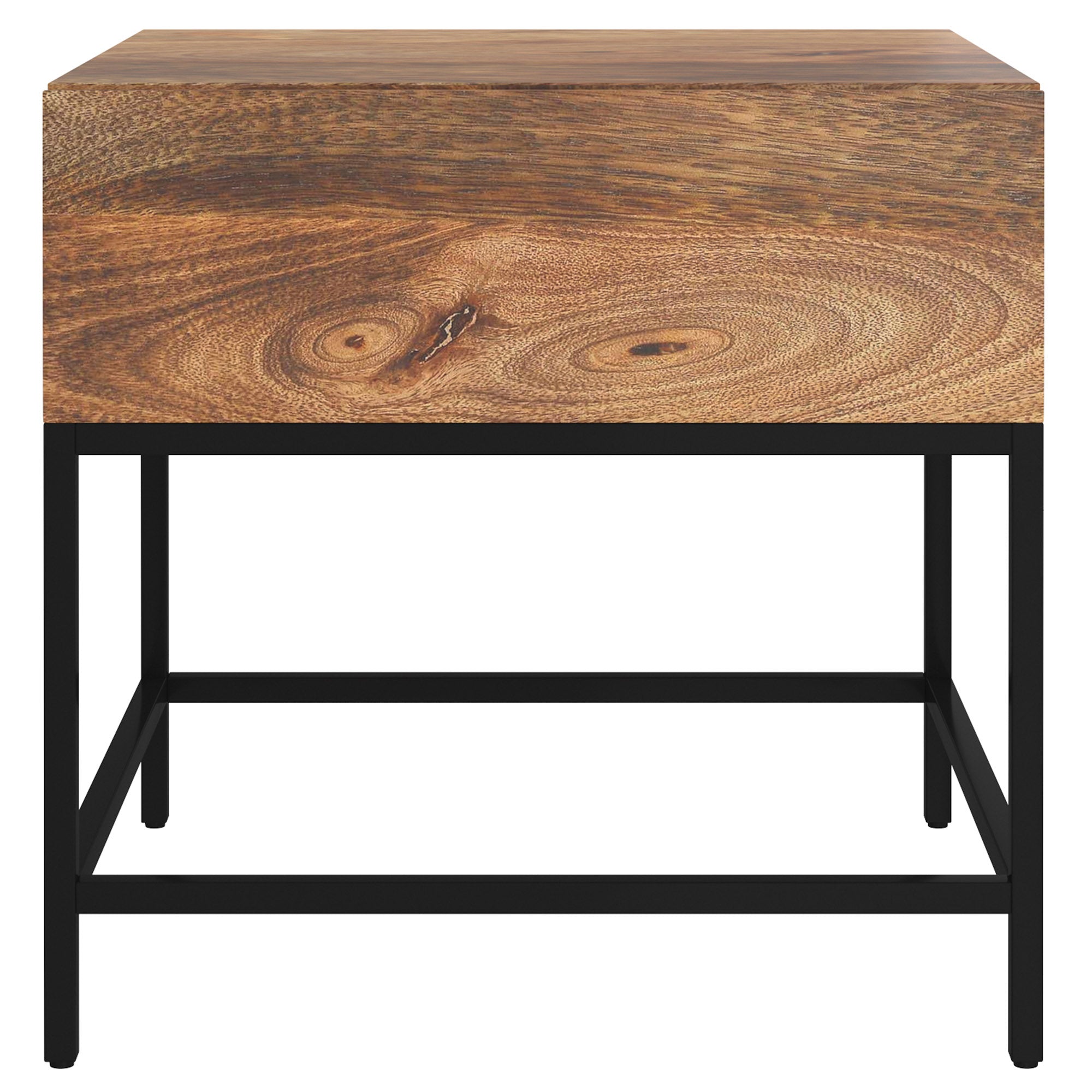 OJAS-ACCENT TABLE-NATURAL BURNT