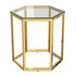 FLEUR-3PC ACCENT TABLE-GOLD