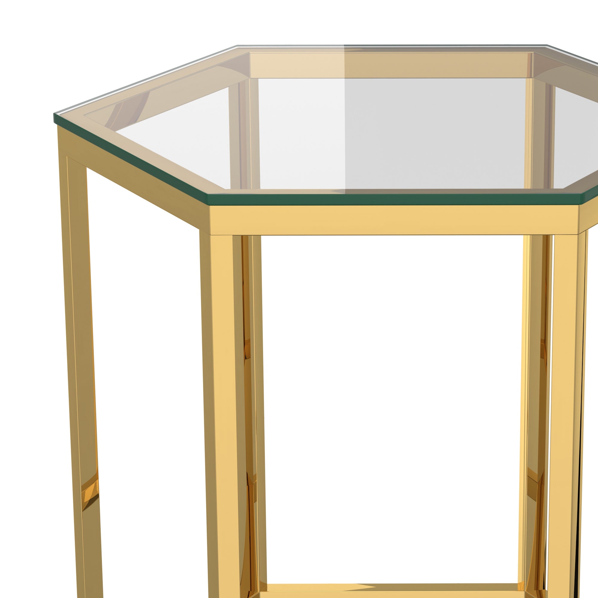 FLEUR-ACCENT TABLE-GOLD