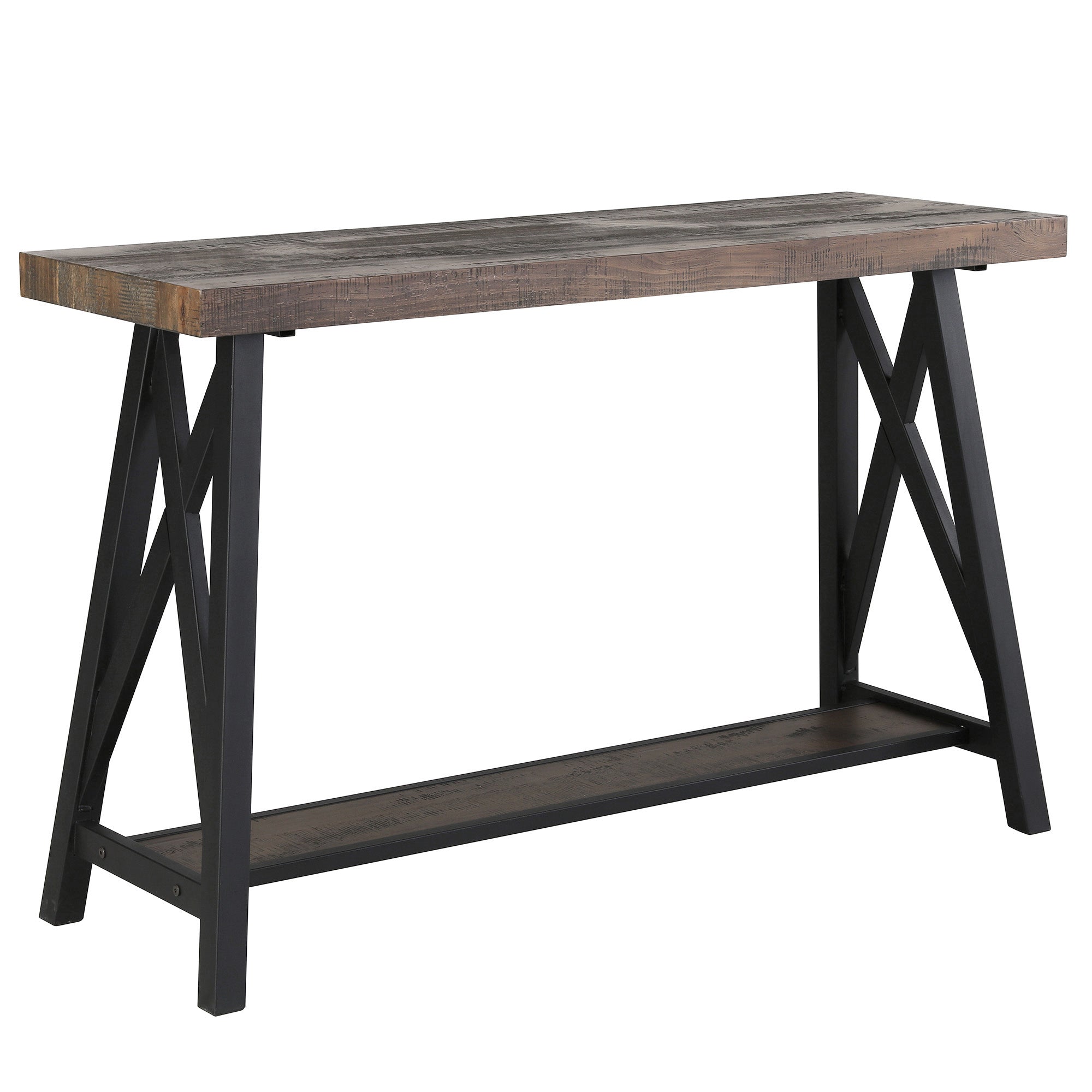 LANGPORT-CONSOLE TABLE-RUSTIC OAK