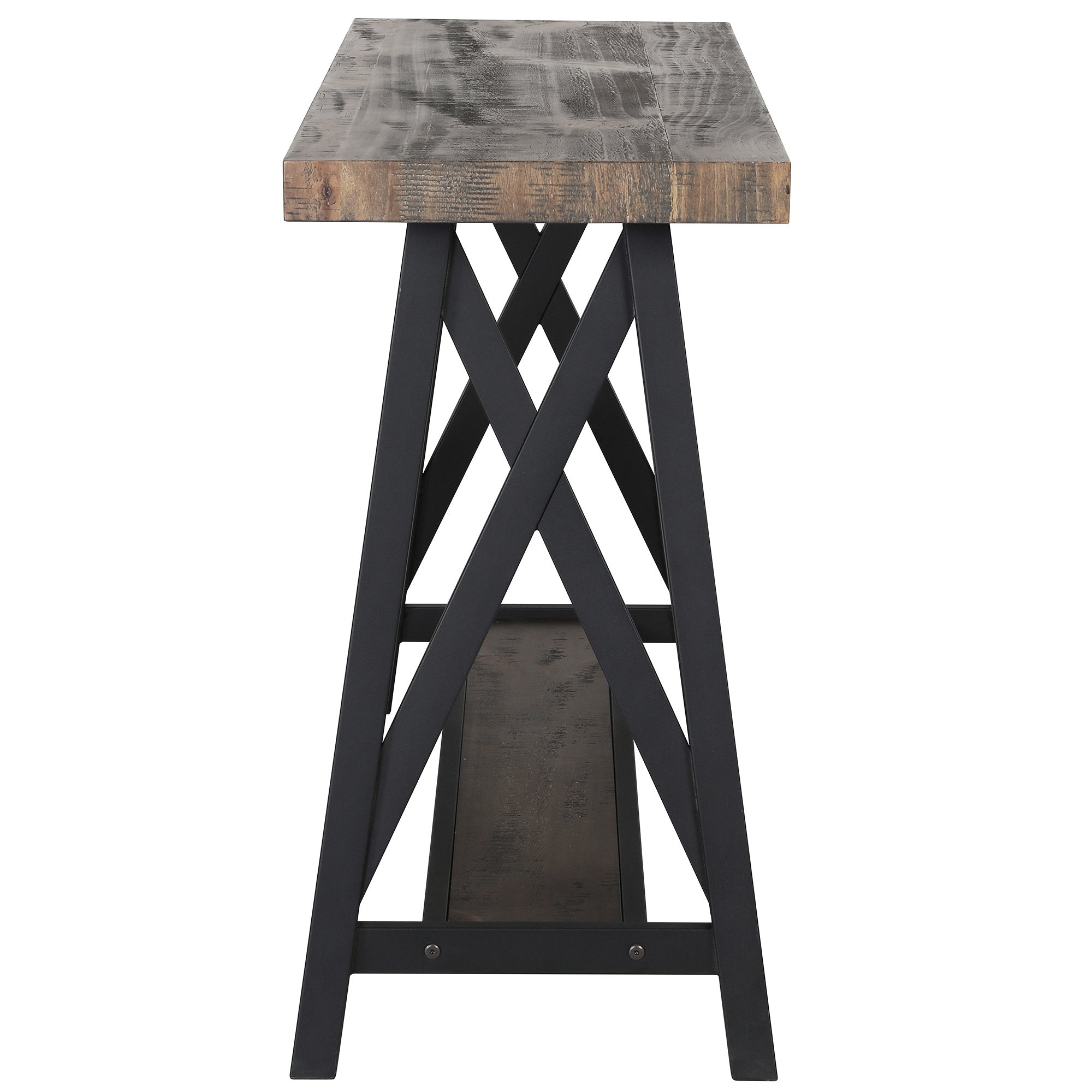 LANGPORT-CONSOLE TABLE-RUSTIC OAK