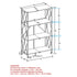 QUBY-4 TIER SHELF-BLACK
