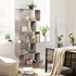 OFFSET STYLE BOOKCASE - BROWN