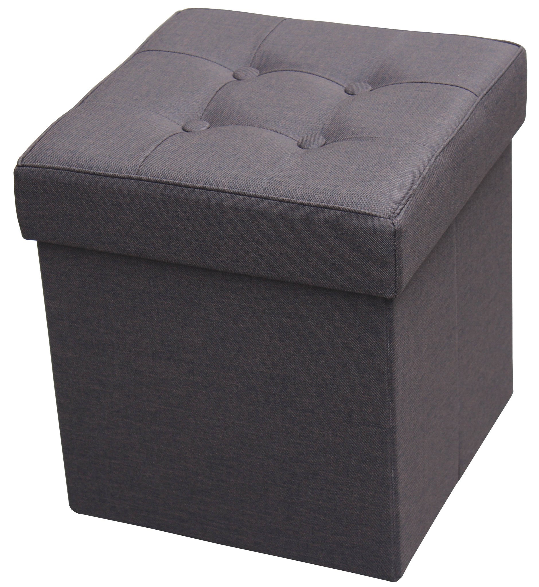 Folding Storage Ottoman - Fabric Square ITY 60055 /6 /7