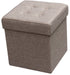 Folding Storage Ottoman - Fabric Square ITY 60055 /6 /7