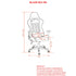 BLADE-OFFICE CHAIR-RED/BLACK