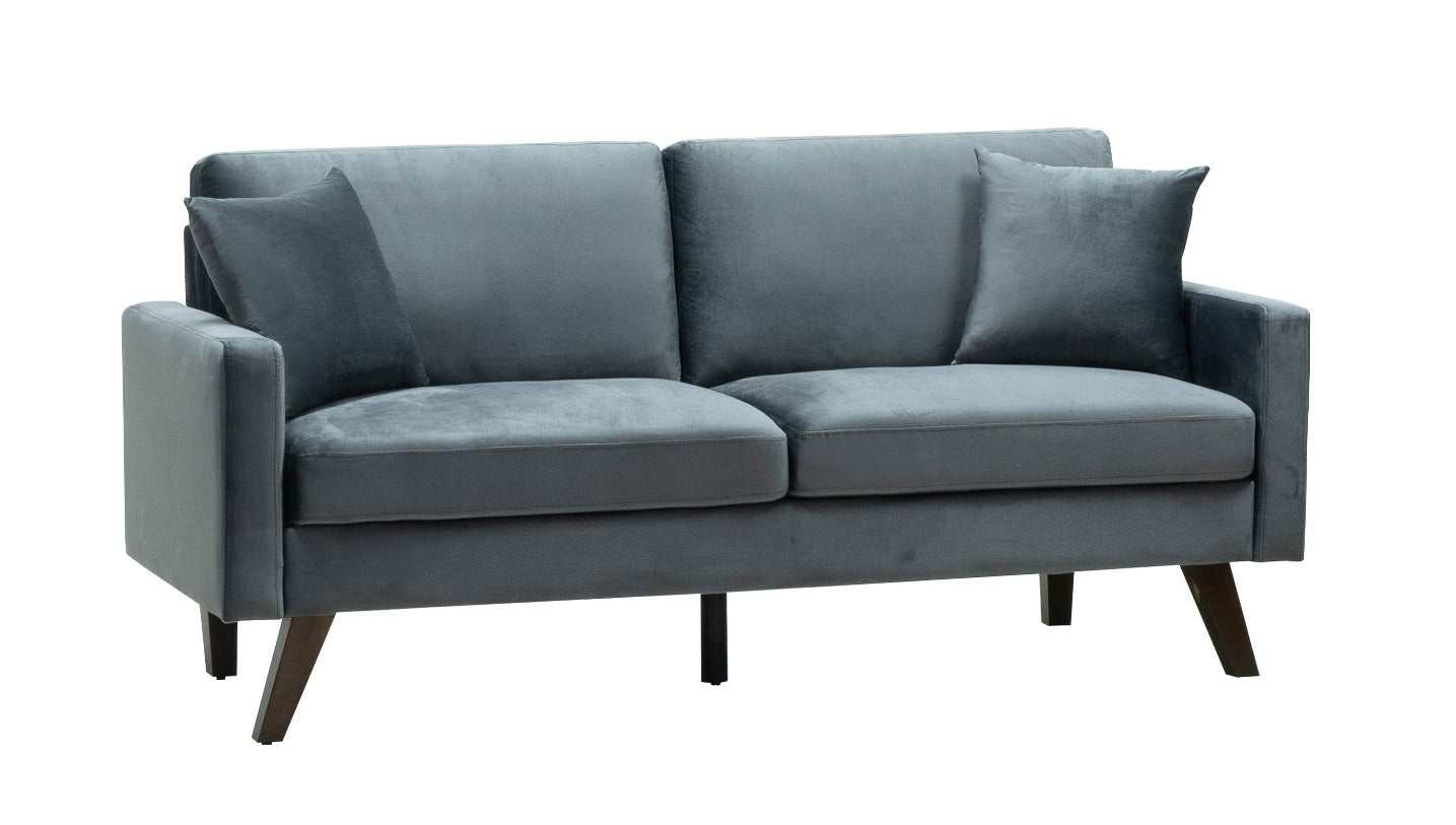 Sofa in Grey Velvet Velvet  MZ-9044VGY-3