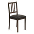 MN-271304    Dining Chair - 2Pcs / 36"H Espresso / Dark Brown Seat