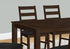 MN-271330    Dining Table, 60" Rectangular, Dining Room, Kitchen, Brown Veneer, Transitional