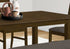 MN-431395    Dining Table, 72" Rectangular, 18" Extension Panel, Veneer Top, Solid Wood Legs, Dining Room, Kitchen, Brown Veneer, Wood Legs, Transitional