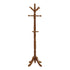 MN-532012    Coat Rack, Hall Tree, Free Standing, 11 Hooks, Entryway, 73"H, Wooden, Brown, Traditional