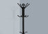 MN-592019    Coat Rack, Hall Tree, Free Standing, 12 Hooks, Entryway, 70"H, Metal, Black, Contemporary, Modern