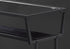 MN-782066    Accent Table, Side, End, Narrow, Small, Living Room, Bedroom, 2 Tier, Metal Base, Tempered Glass, Laminate, Dark Brown, Black, Contemporary, Modern