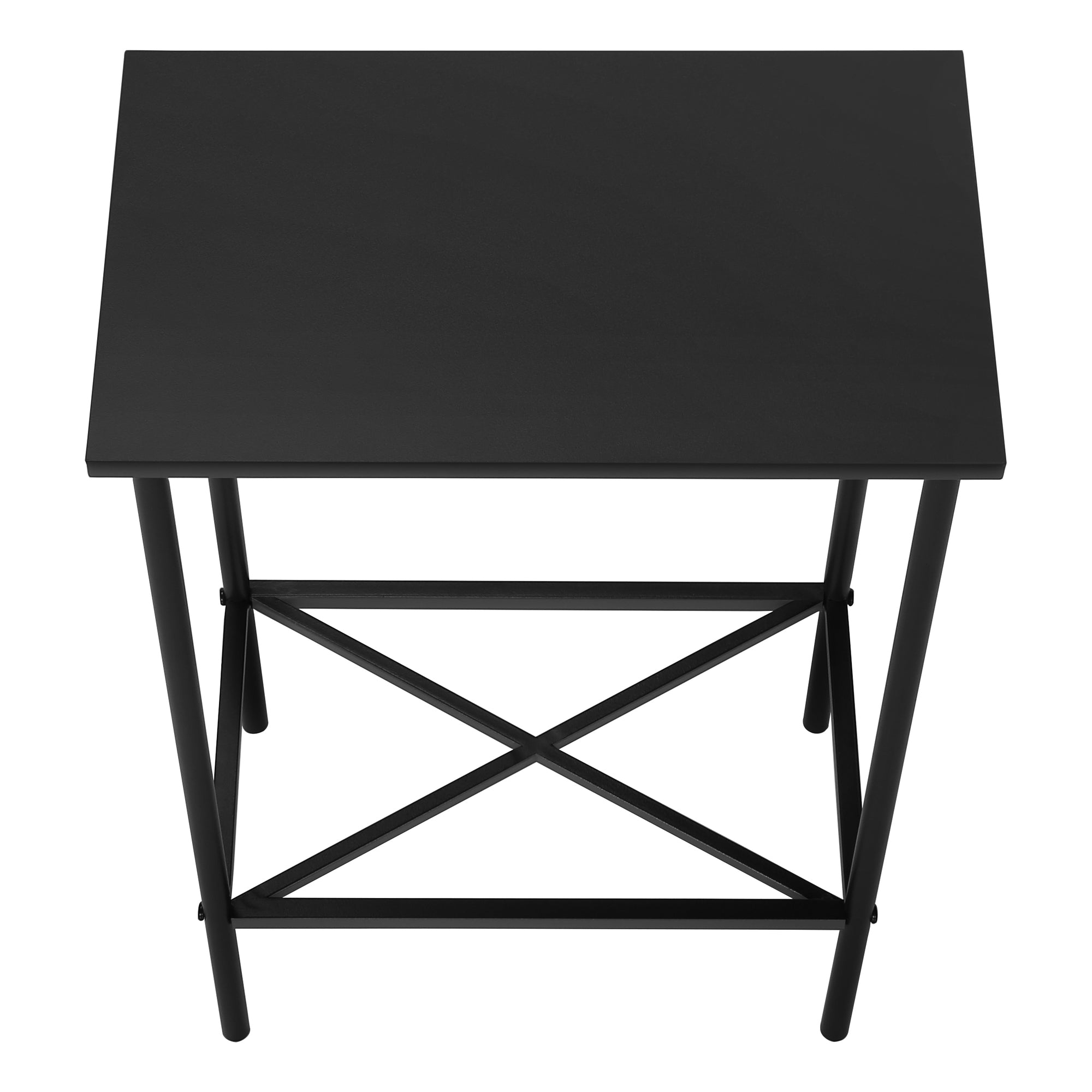 MN-852078    Accent Table - 24"H / Black / Black Metal