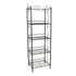 MN-982103    Bookshelf, Bookcase, Etagere, 4 Tier, 70"H, Office, Bedroom, Metal, Brown, Traditional