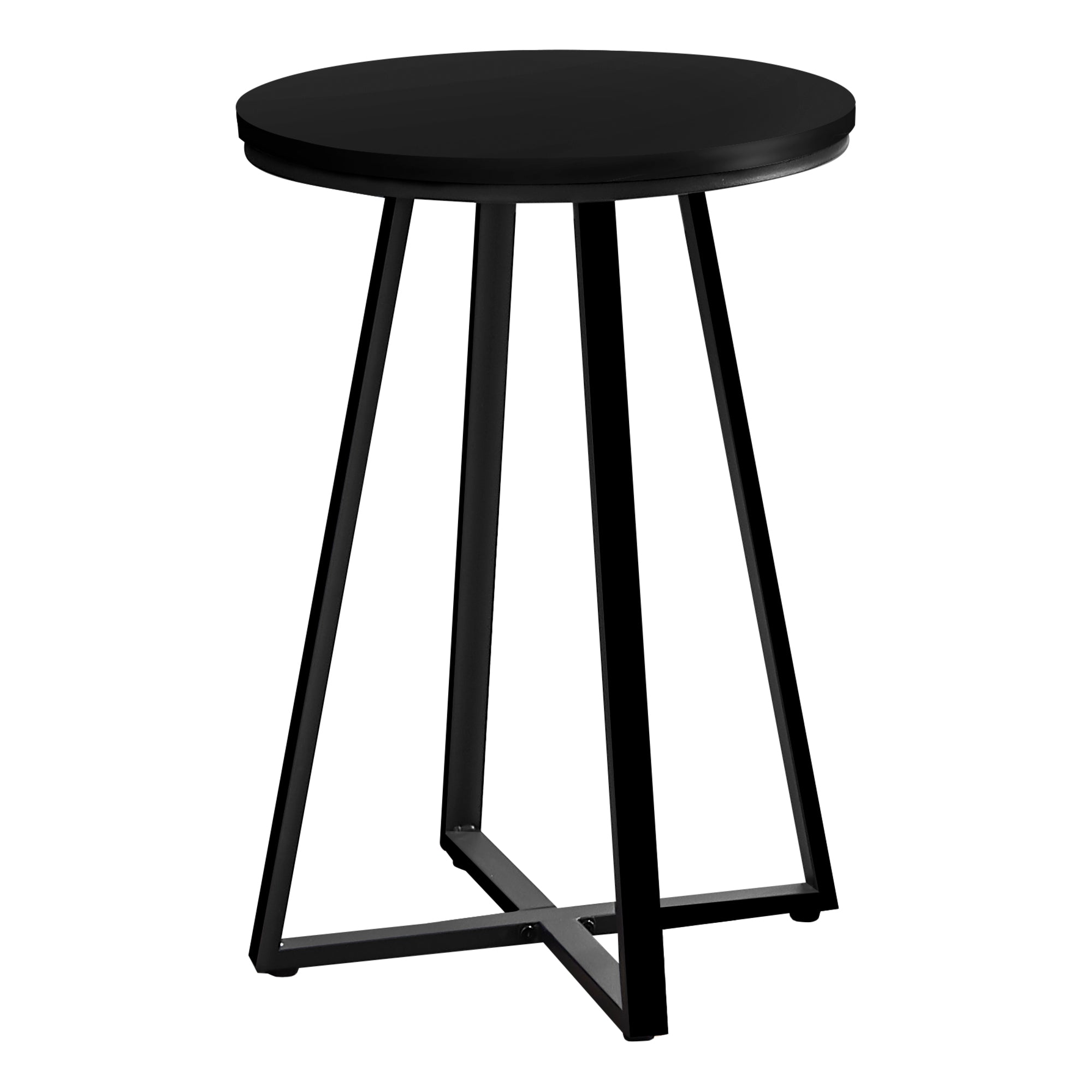 MN-422175    Accent Table - 22"H / Black / Black Metal