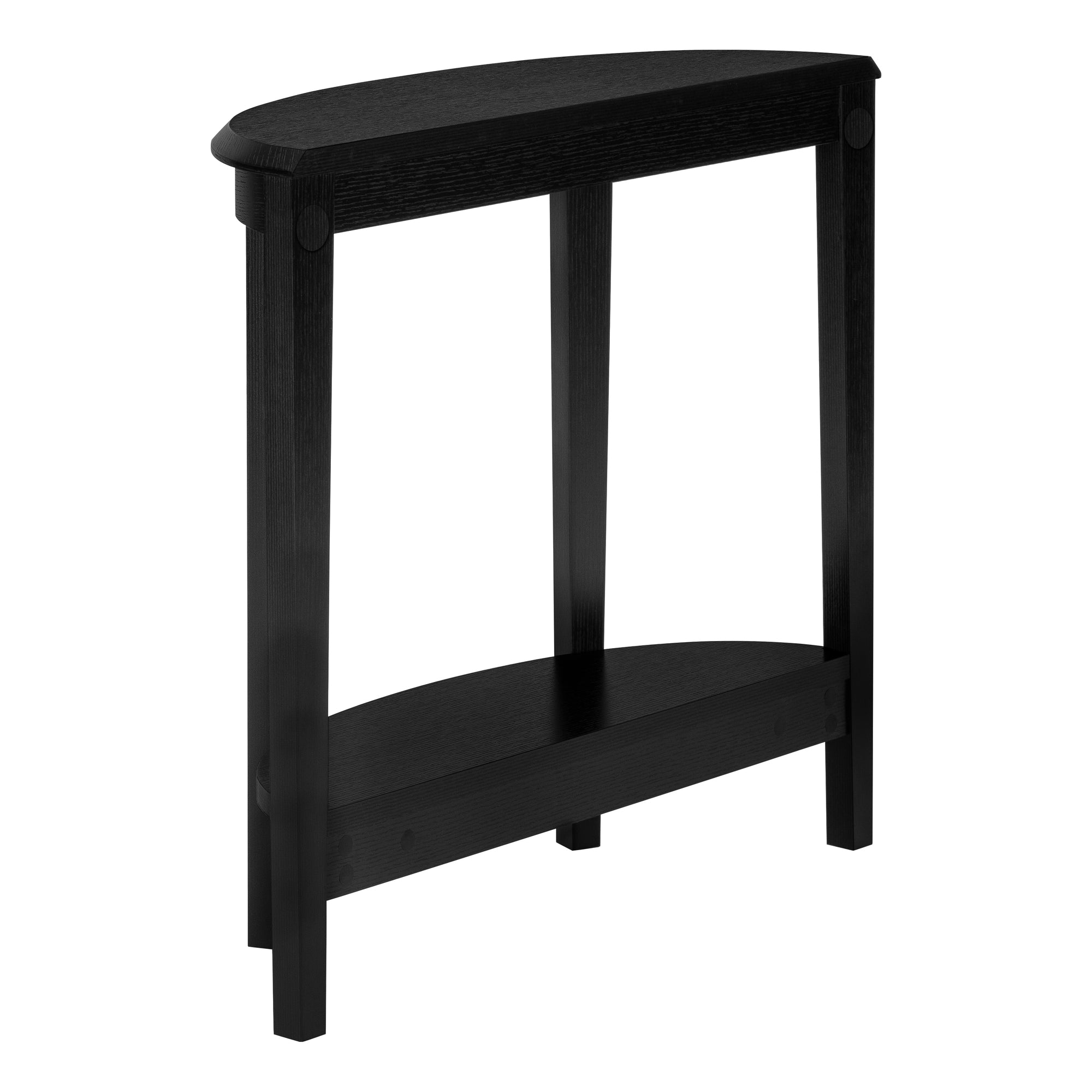 MN-932413    Accent Table, Console, Entryway, Narrow, Sofa, Living Room, Bedroom, Laminate, Black, Contemporary, Modern