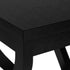 MN-942414    Accent Table, Side, End, Plsant Stand, Square, Living Room, Bedroom, Laminate, Black, Contemporary, Modern