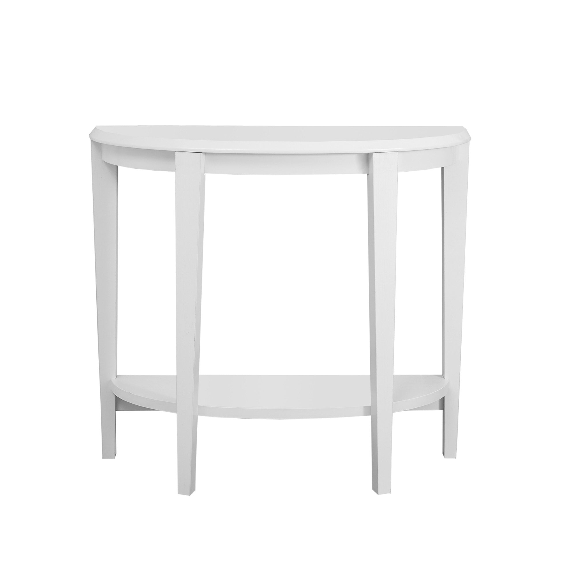 MN-252451    Accent Table, Console, Entryway, Narrow, Sofa, Living Room, Bedroom, Laminate, White, White, Contemporary, Modern