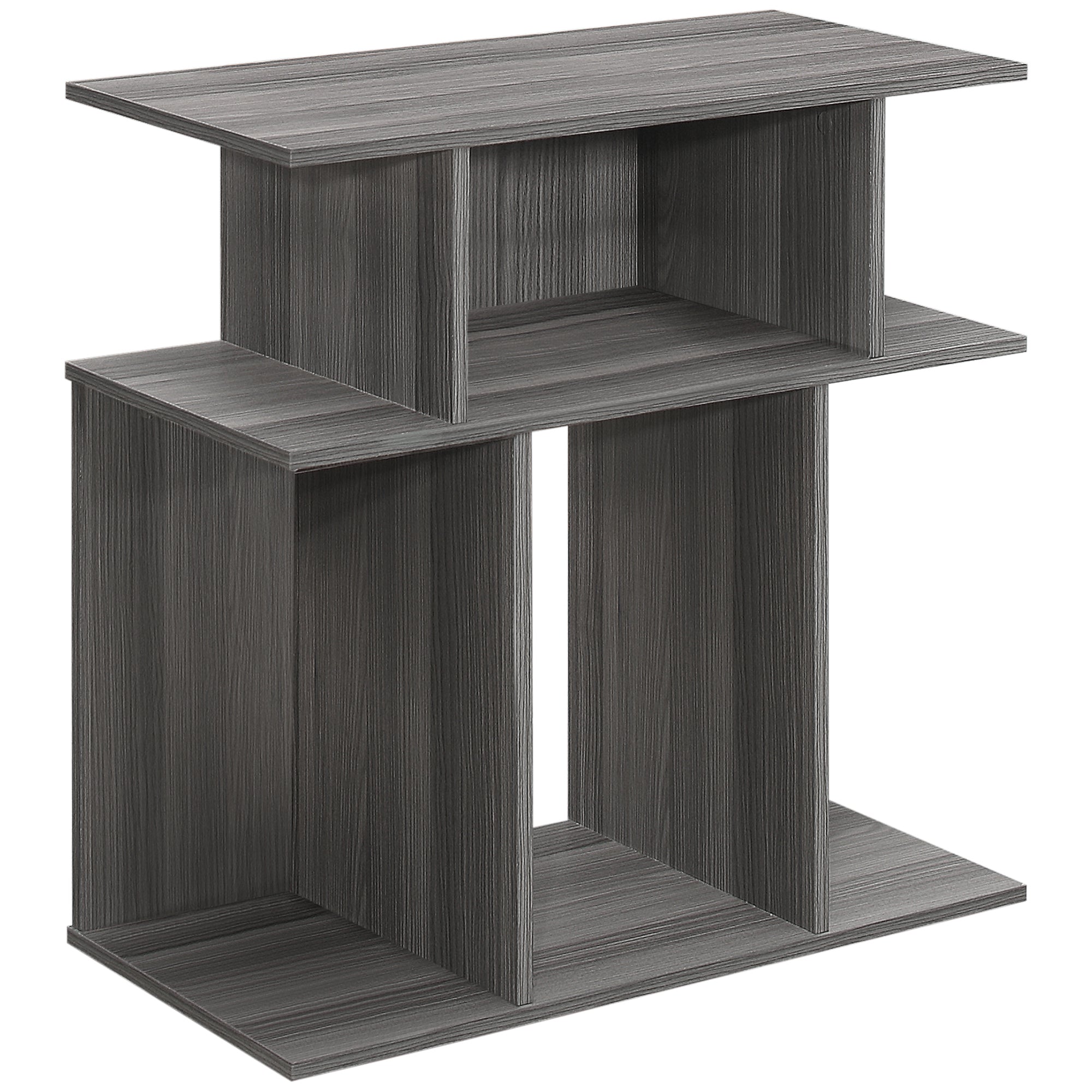 MN-412481    Accent Table, Side, End, Nightstand, Lamp, Living Room, Bedroom, Laminate, Grey, Contemporary, Modern
