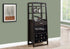MN-572543    Home Bar, Wine Rack, Storage Cabinet, Wooden, Dark Brown, Contemporary, Modern