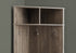 MN-302771    Hall Tree, Entryway, Hallway, Organizer, Storage, Coat Rack, Wooden, Dark Taupe, Contemporary, Modern