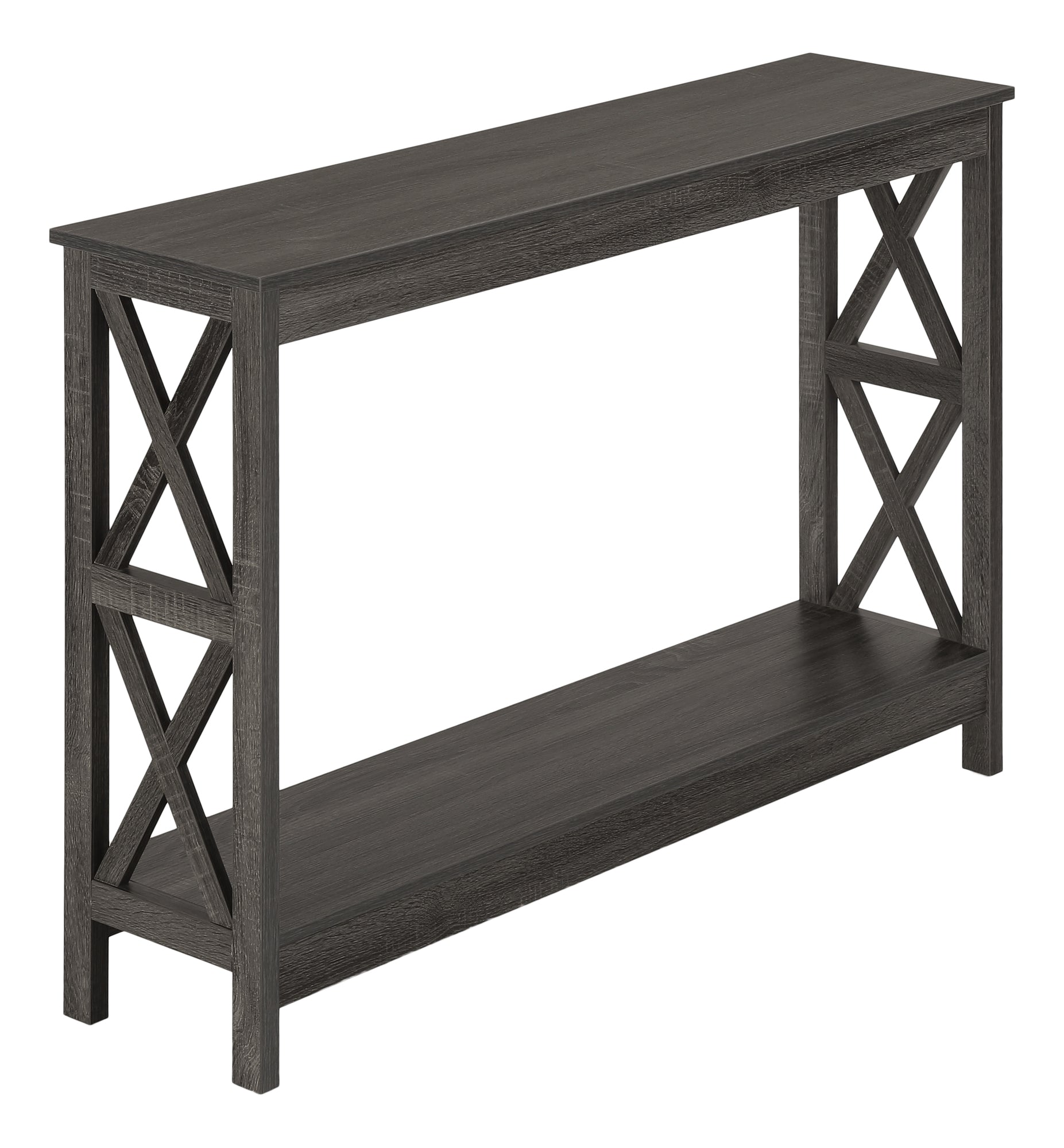 MN-332792    Accent Table, Console, Entryway, Narrow, Sofa, Living Room, Bedroom, Laminate, Grey, Contemporary, Country, Modern