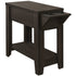 MN-673197    Accent Table, Side, End, Storage, Lamp, Living Room, Bedroom, Laminate, Dark Brown, Contemporary, Modern