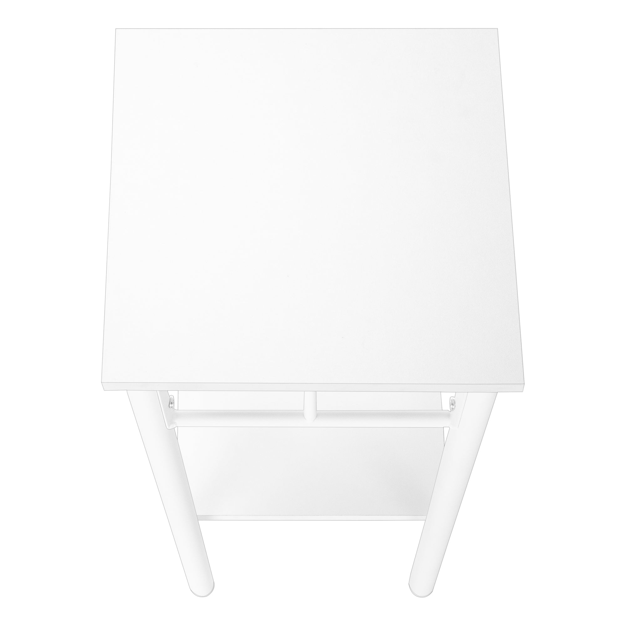 MN-123279    Accent Table - 28"H / White / White Metal